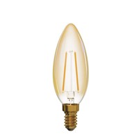 LED žiarovka Vintage Candle 2W E14 teplá biela+