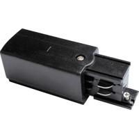 TRACK POWER CONNECTOR P-L 4W BLACK