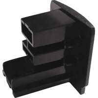 TRACK END CAP 4W BLACK