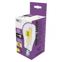 LED žiarovka Filament A67 11W E27 teplá biela