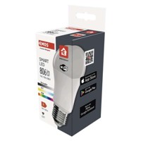 LED žiarovka GoSmart A60 / E27 / 9 W (60 W) / 806 lm / RGB / stmievateľná / Wi-Fi