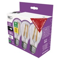 LED žiarovka Filament A60 / E27 / 5 W (75 W) / 1 060 lm / neutrálna biela