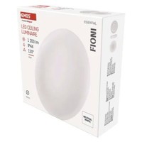 LED prisadené svietidlo FIONI, kruhové biele 12W neutrálna b., IP44