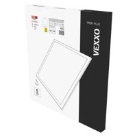 LED panel VEXXO 60×60, štvorcový biely, 33W neutrálna biela