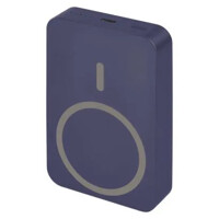 Power bank EMOS WI 1046, 10 000 mAh, 20 W+Wireless, modrá