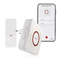 GoSmart Domový bezdrôtový zvonček P5735WS do zásuvky s WiFi