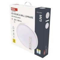 LED svietidlo LIVI 40 cm, 30 W, teplá studená biela, stmievateľné s diaľkovým ...