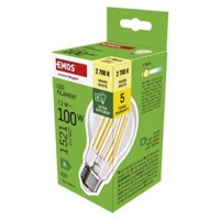 LED žiarovka Filament A60 A CLASS / E27 / 7,2 W (100 W) / 1521 lm / teplá biel...