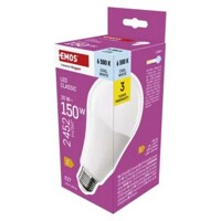 LED žiarovka Classic A80 / E27 / 20 W (150 W) / 2452 lm / Studená biela