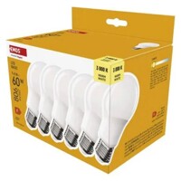 LED žiarovka Basic A60 / E27 / 9,4 W (60 W) / 806 lm / Teplá biela