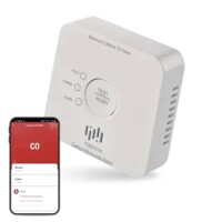 GoSmart detektor oxidu uhoľnatého v miestnosti TCS0101W s Wi-Fi