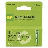 Nabíjacia batéria GP Recharge 800 AAA (HR03) 4 ks