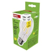 LED žiarovka Filament A60 / E27 / 5,9 W (60 W) / 806 lm / Neutrálna biela