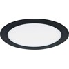 LED120 VEGA-R Black 24W NW 1800/3000lm - Svietidlo LED vstavané typu downlight