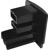 TRACK END CAP 4W BLACK