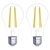 LED žiarovka Filament A60 / E27 / 5,9 W (60 W) / 806 lm / teplá biela