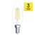 LED žiarovka Filament sviečka / E14 / 6 W (60 W) / 810 lm / neutrálna biela