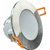 LED BONO-R Matt chrome 8W NW 580lm - Svietidlo LED vstavané typu downlight