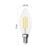 LED žiarovka Filament sviečka / E14 / 5,9 W (60 W) / 806 lm / Teplá biela