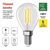 LED žiarovka Filament Mini Globe  A CLASS/ E14 / 3,8 W (60 W) / 806 lm / Neutrálna biela